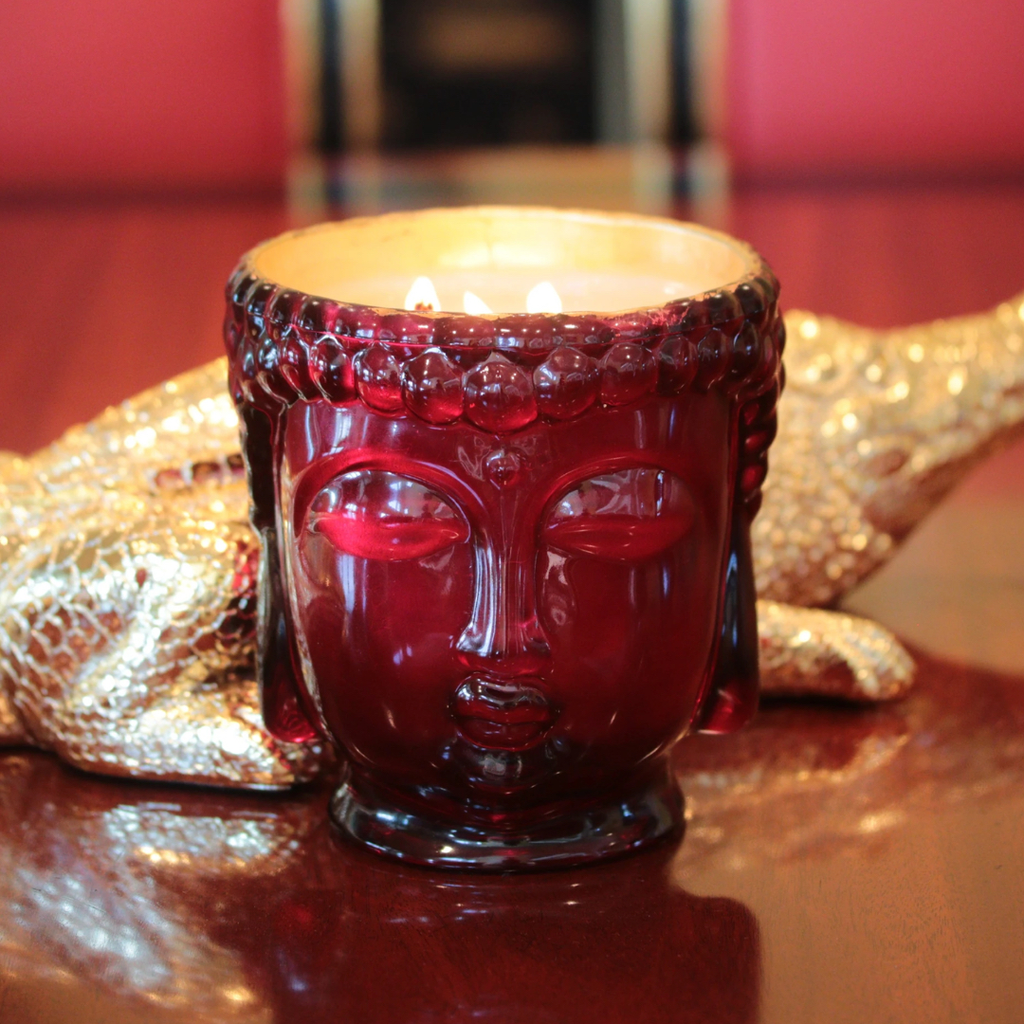 red-buddha-head-candle-with-gold-inside-and-3-cotton-wicks