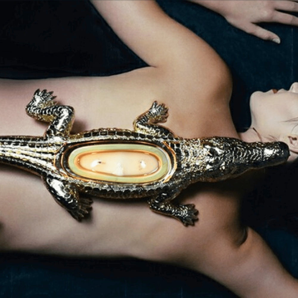 Gold Grand Alligator Candle – Thompson Ferrier Wholesale