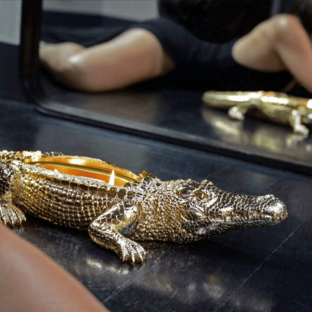 Gold Grand Alligator Candle – Thompson Ferrier Wholesale