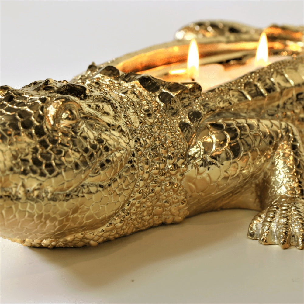 Gold Grand Alligator Candle – Thompson Ferrier Wholesale