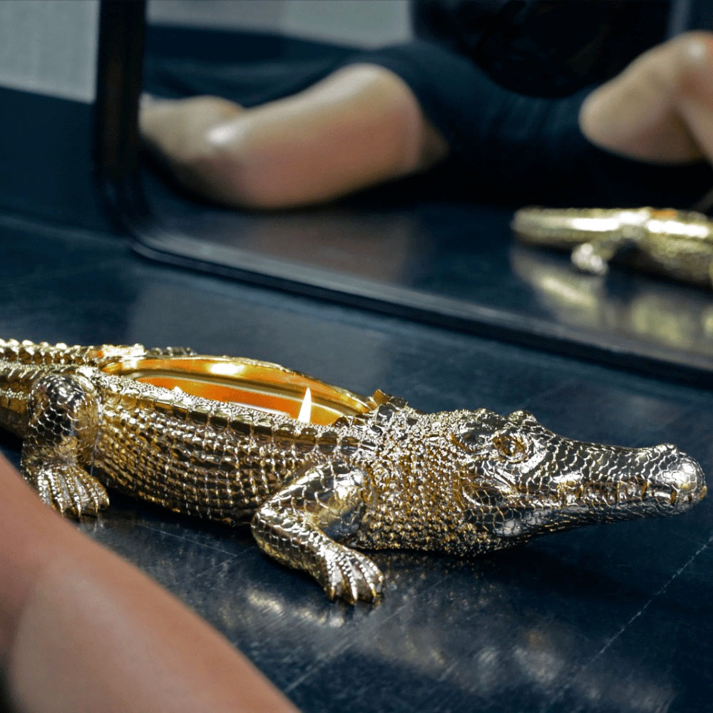 Silver Grand Alligator Candle – Thompson Ferrier Wholesale