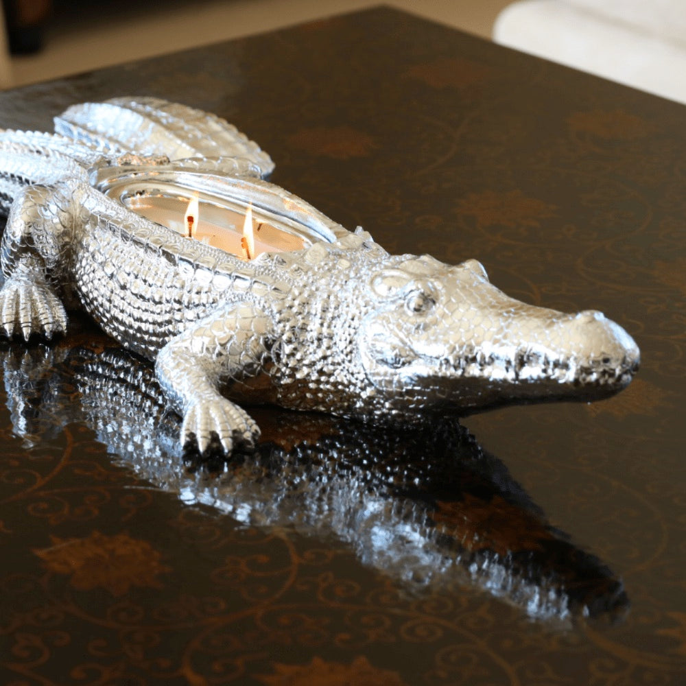 Silver Grand Alligator Candle – Thompson Ferrier Wholesale