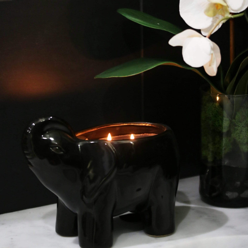 ceramic-black-elephant-candle-white-wax-2-wicks